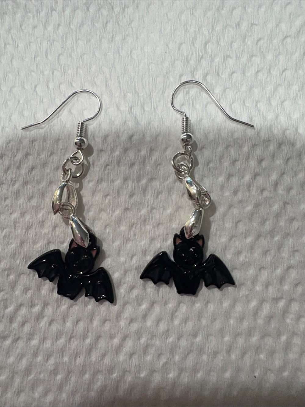 Black Bat Dangle Earrings - Unbranded Women's Jewelry